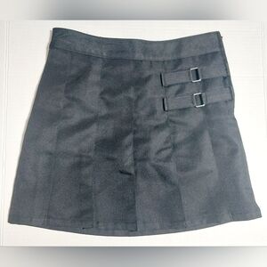 French Toast Girl's Scort Size 7 Black‎ Skirt Uniform Pleated built